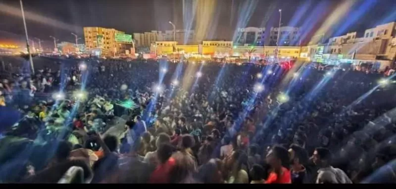 من احتفالية مدينة عدن بفوز المنتخب اليمني